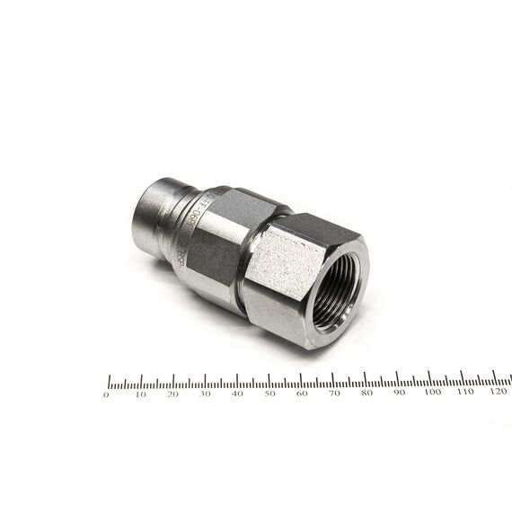 БРС для РВД Flat Face G 3/4" ниппель (LSQ-FF-06PF-G3/4 DN16) арт. 40341 купить в интернет магазине RVD-Catalog.ru со склада в Москве!