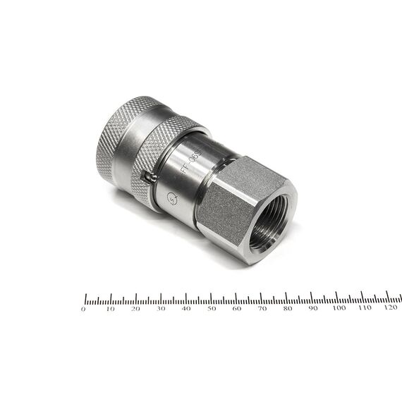 БРС для РВД Flat Face G 3/4" розетка (LSQ-FF-06SF-G3/4 DN16) арт. 40345 купить в интернет магазине RVD-Catalog.ru со склада в Москве!